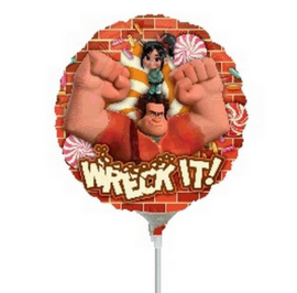 Wreck it Ralph folie ballon op stok 23cm