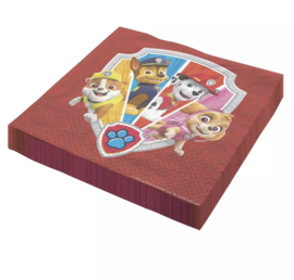 Paw Patrol servetten 20 stuks 33cm