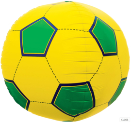 Den Haag voetbal folie ballon rondvormig 43cm