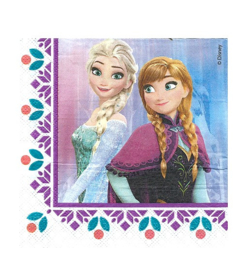 Servetten Frozen Olaf Anna Elsa