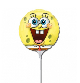 Spongebob folie ballon op stok 23cm