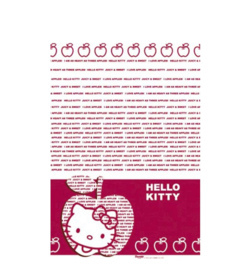 Hello Kitty tafelkleed plastic 120x180cm