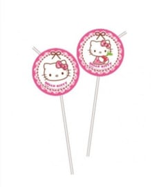 Hello Kitty rietjes 6 stuks