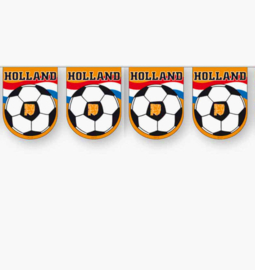 Oranje EK voetbal slinger plastic 10m