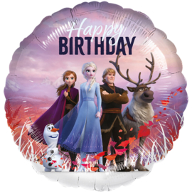 Frozen Happy Birthday folie ballon 45cm