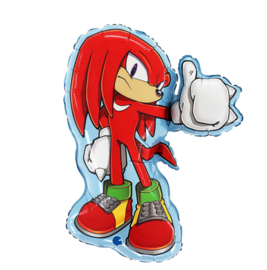 Sonic the Hedgehog Knuckles folie ballon 50x54cm