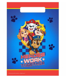 Paw Patrol uitdeelzakjes 8 stuks