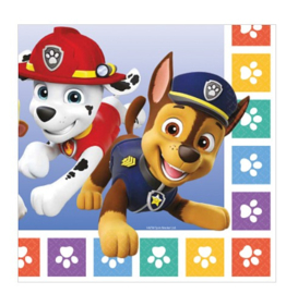 Paw Patrol servetten 16 stuks 33cm