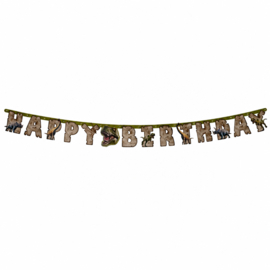 Jurassic dinosaurus letterslinger karton 1,6m