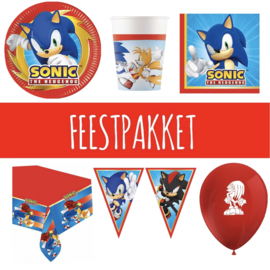 Sonic the Hedgehog feestpakket 8 personen