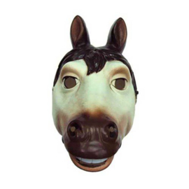 Paard masker plastic