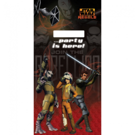 Star Wars deur banner plastic