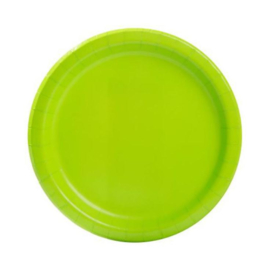 Borden lichtgroen 8 stuks 23cm