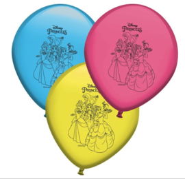 Prinsessen Disney ballonnen 8st