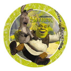 Shrek borden 8 stuks 23cm