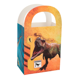 Jurassic dinosaurus feestzakjes papier 4 stuks