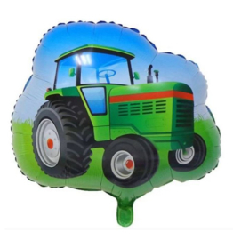 Boerderij tractor folie ballon 65x64cm