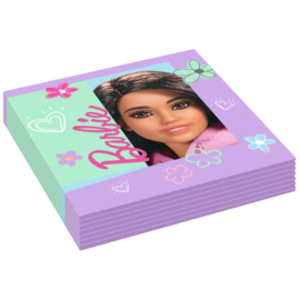 Barbie servetten 16 stuks 33x33cm