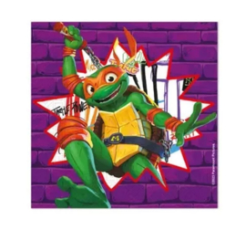 Ninja Turtles servetten 20 stuks 33x33cm