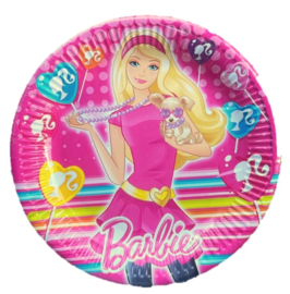 Barbie borden 8 stuks 23cm