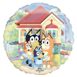 Bluey ballon transparant 45cm