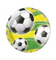 Voetbal borden 20cm 8 stuks