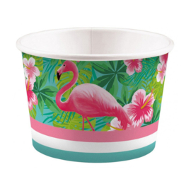 Flamingo ijsbekers 8 stuks 270ml