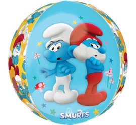 Smurfen de film ORBZ ballon doorzichtig 46cm