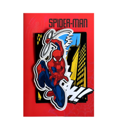 Spiderman verjaardagskaart + envelop