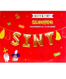Sint ballonnen slinger + vaandels
