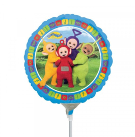 Teletubbies folie ballon op stok 25cm