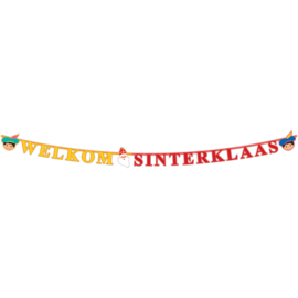 Welkom Sinterklaas letterslinger 230cm