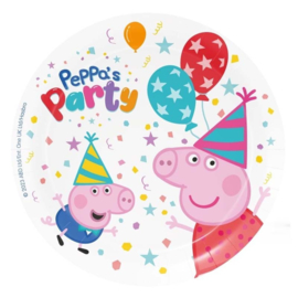 Peppa Pig gebaksbordjes 8 stuks 18cm