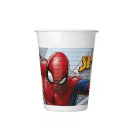 Spiderman bekers 8 stuks 200ml