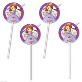 Sofia the first rietjes 6 stuks