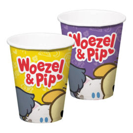 Woezel en Pip bekers 8 stuks 250ml