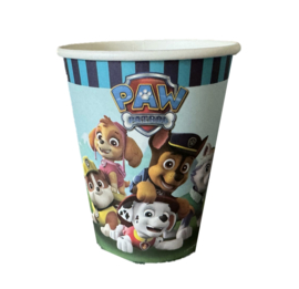 Paw Patrol bekers blauw 10 stuks 250ml