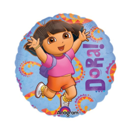 Dora folie ballon op stok 23cm