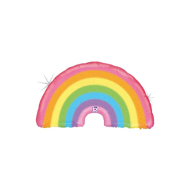 Regenboog folie ballon 91cm