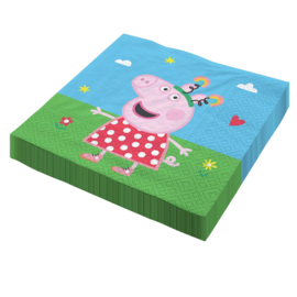 Peppa Pig servetten 20 stuks 33cm