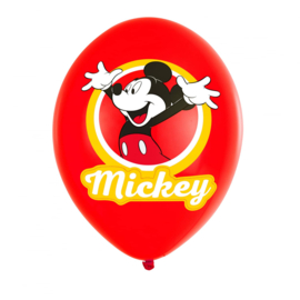 Mickey Mouse ballonnen 6 stuks 30cm