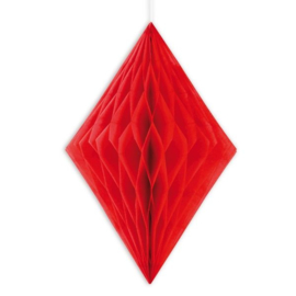 Honeycomb rood diamant 35cm