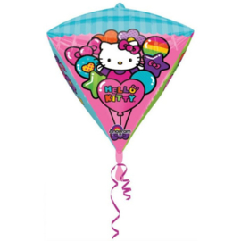 Hello Kitty folie ballon kubusvormig 43cm