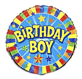 Verjaardag Birthday Boy heliumballon 35cm