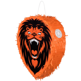 Oranje leeuw voetbal pinata 34x28x10cm