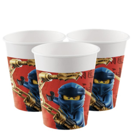 Lego Ninjago bekers 6 stuks 200ml