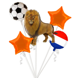 Oranje EK voetbal folie ballonnen set
