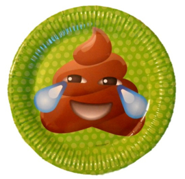 Emoji poop borden 9 stuks