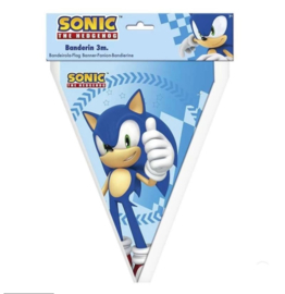 Sonic the hedgehog vlaggenlijn papier 3m