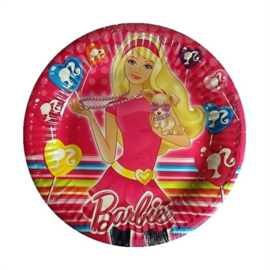 Barbie borden 8 stuks 23cm